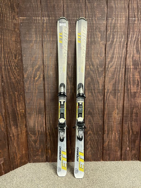 Ski Alpin ATOMIC ETL D'occasion 177cm Avec Fixations - Parfait Pour Loisir Sur Piste