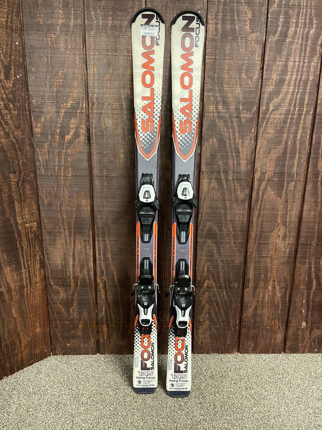 Salomon Focus X-Wing Skis + Demo Bindings