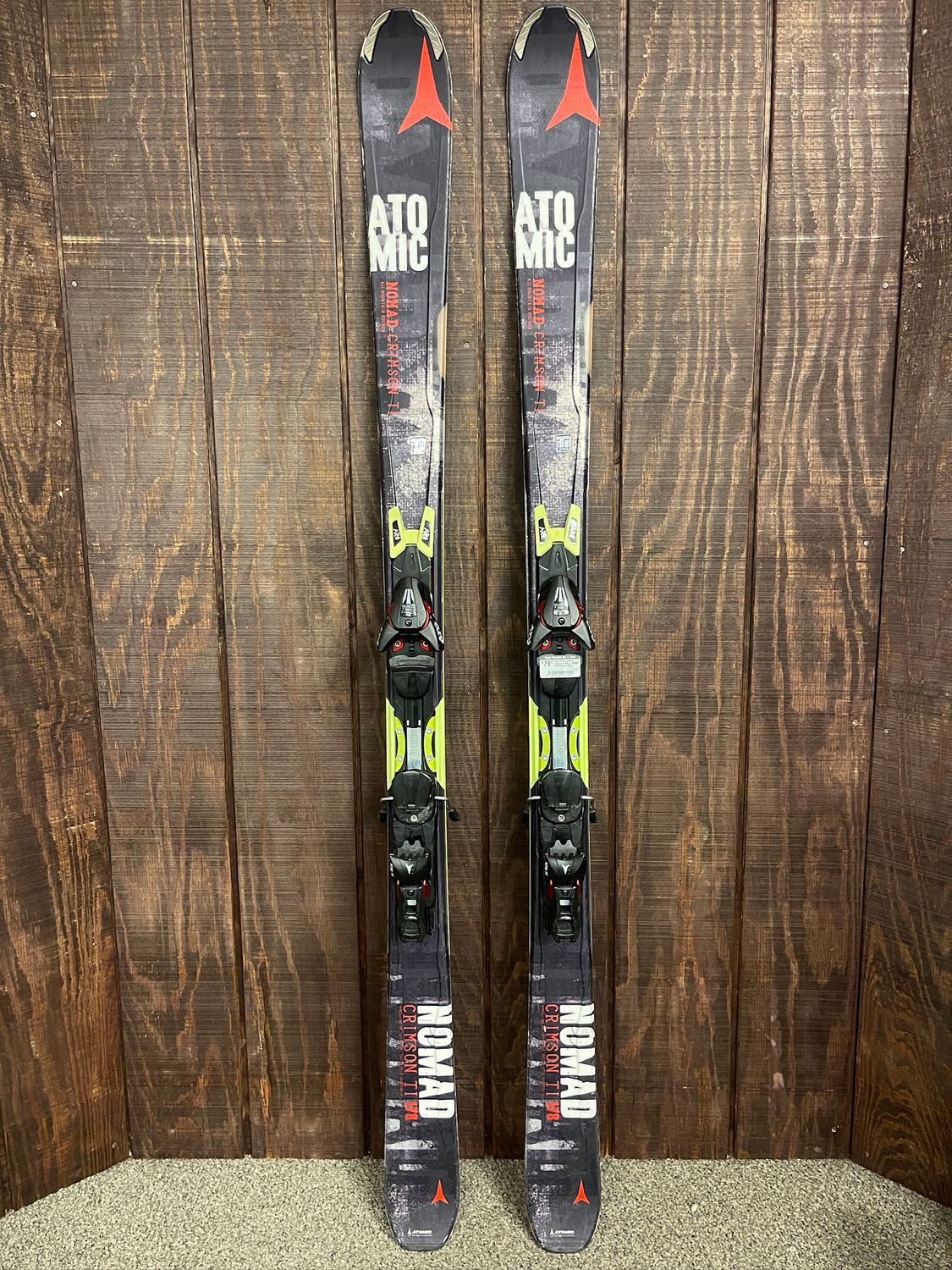 Used Atomic Nomad Crimson Ti Skis + Atomic XTO 12 Bindings, 178cm