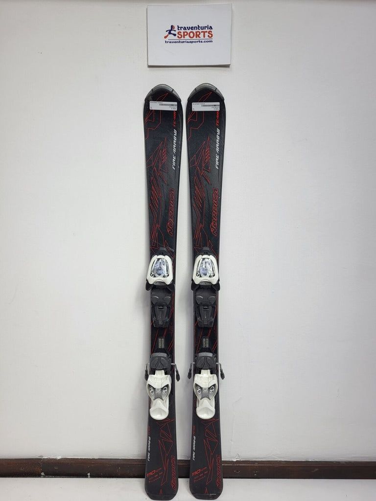 Used Nordica Fire Arrow Kids Skis + Marker 4.5 Bindings Used Nordica Fire Arrow Kids Skis + Marker 4.5 Bindings