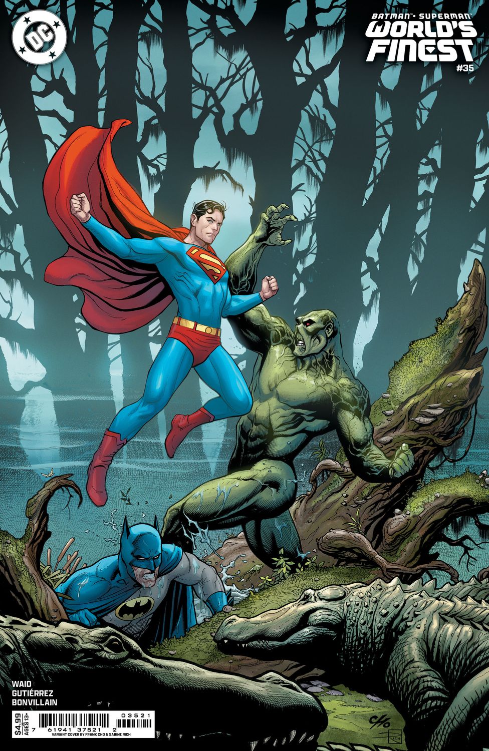Batman Superman Worlds Finest #35 Cvr B Frank Cho Card Stock Var