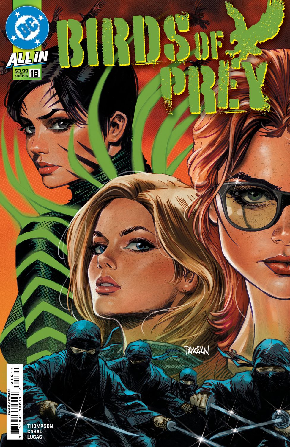 Birds Of Prey #18 Cvr A Dan Panosian Connecting