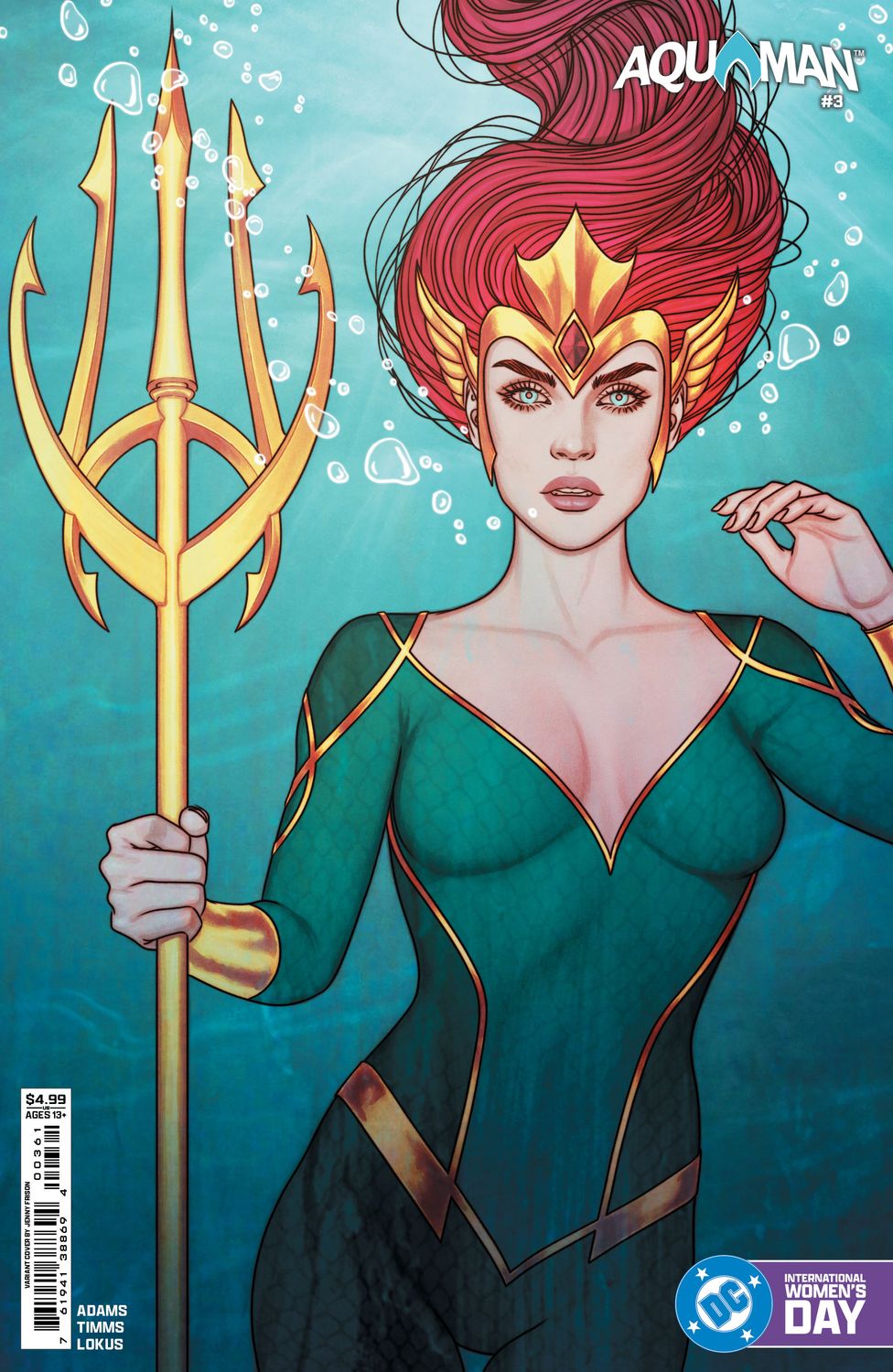 Aquaman #3 Cvr E Jenny Frison International Womens Day Mera Card Stock Var