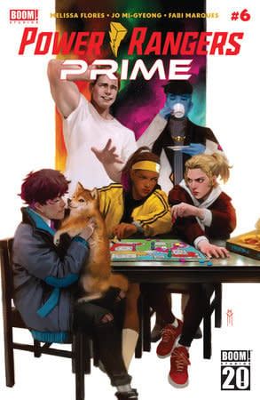 Power Rangers Prime #6 C Boom 20th Anniversary Variant Dressed Mercado