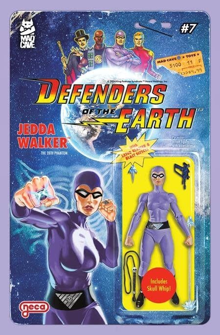 Defenders Of The Earth #7 Cvr B Djordje Djokovic Action Figure Var