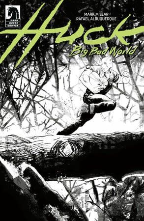 Huck Big Bad World #1 Cvr B B&amp;W Rafael Albuquerque