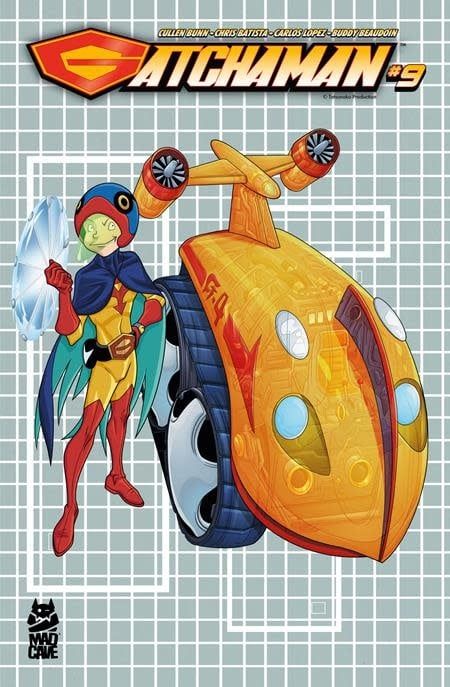 Gatchaman #9 Cvr B Chris Batista Blueprint Jinpei And G-4 Var