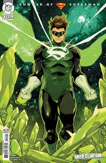 Green Lantern #23 Cvr D Karl Kerschl Supersmash-Up Card Stock Var
