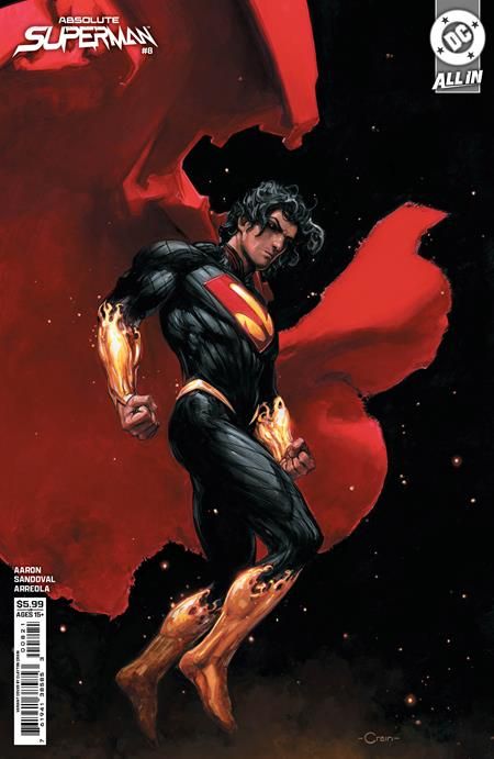 Absolute Superman #8 Cvr B Clayton Crain Card Stock Var