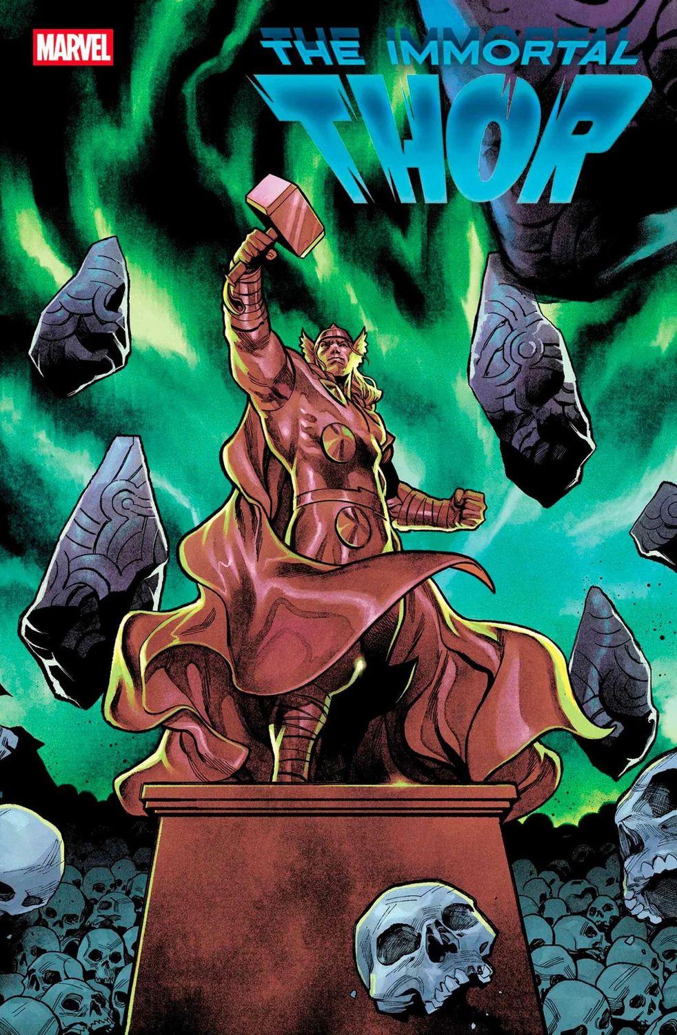 Immortal Thor #25 Martin Coccolo Death Of The Immortal Thor 3-Mpart Connecting Variant