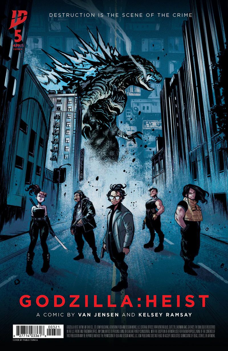 Godzilla Heist #5 Variant B Tunica Movie Poster Variant