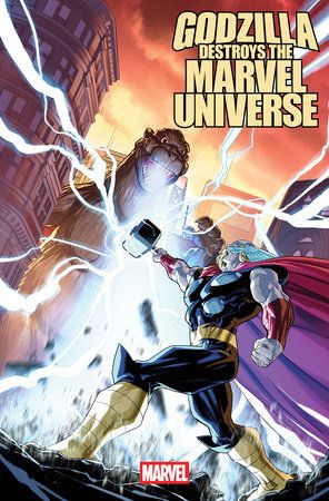 Godzilla Destroys The Marvel Universe #1 Pete Woods 1:25 Variant