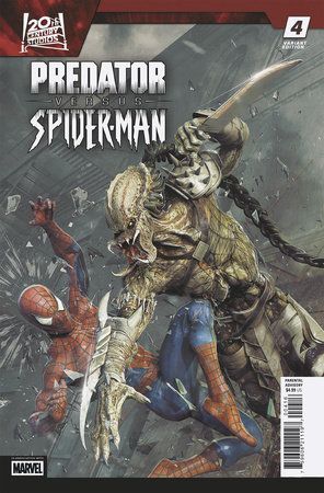 Predator Vs Spider-Man #4 Bjorn Barends 1:25 Variant