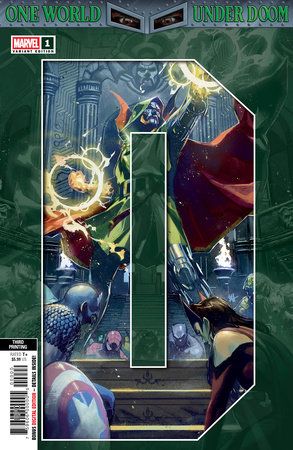 One World Under Doom #1 Ben Harvey 3rd Ptg Variant