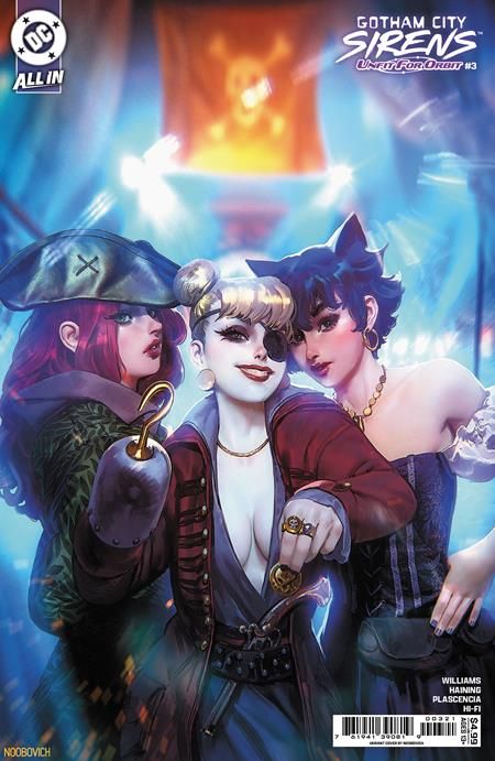 Gotham City Sirens Unfit For Orbit #3 Cvr B Noobovich Card Stock Var