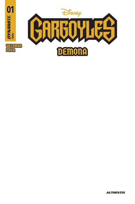 Gargoyles Demona #1 Cvr I Blank Authentix Var