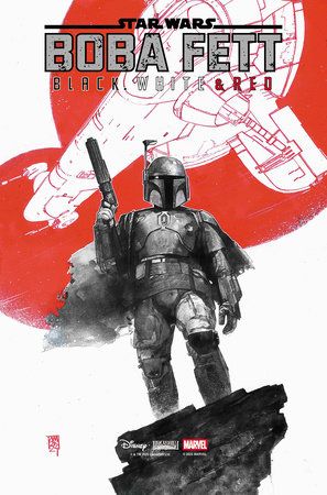 Star Wars Boba Fett Black White &amp; Red #1