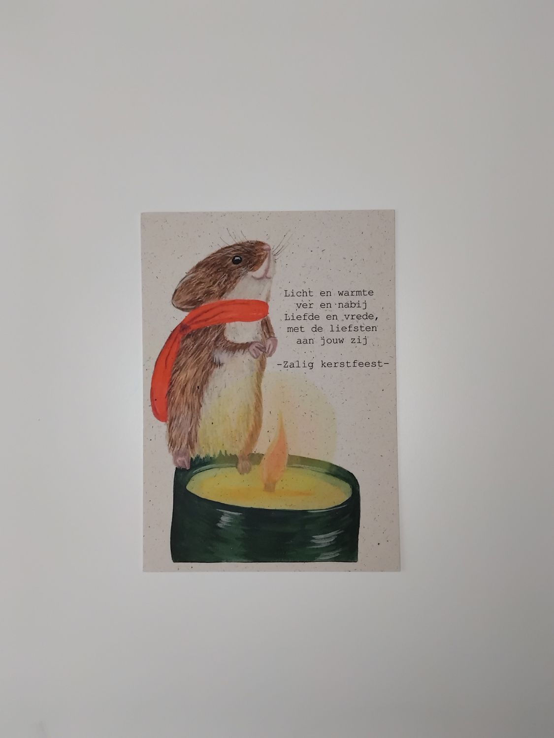 Muisje met kaarsje