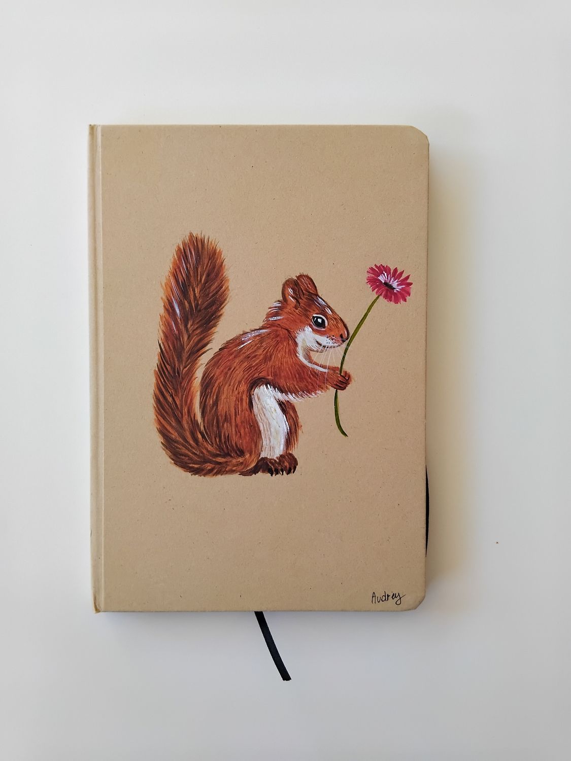 Schrift met eekhoorn