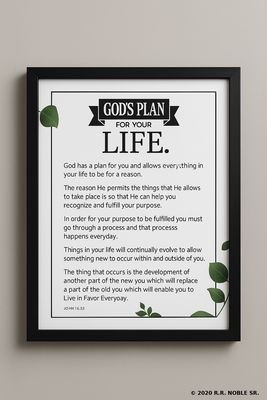 GOD&#39;S PLAN FOR YOUR LIFE
