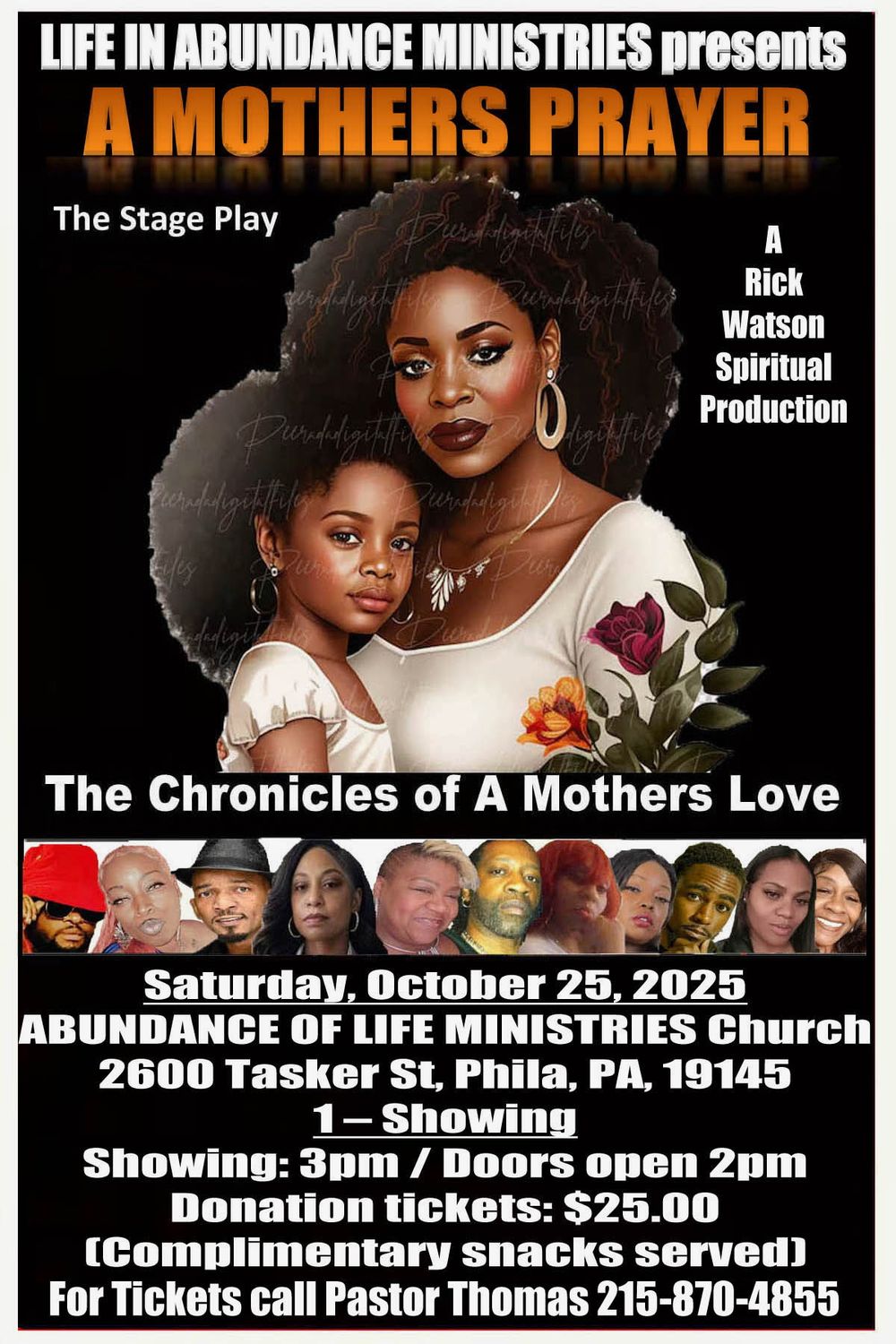 A Mother’s Prayer – The Stage Play (Life in Abundance Ministries)