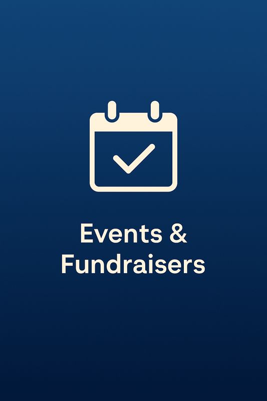 Events &amp; Fundraisers