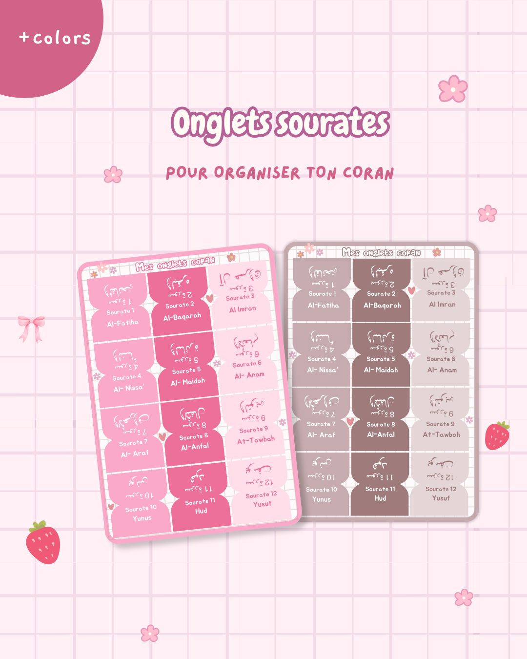 Surah tabs Surah tabs