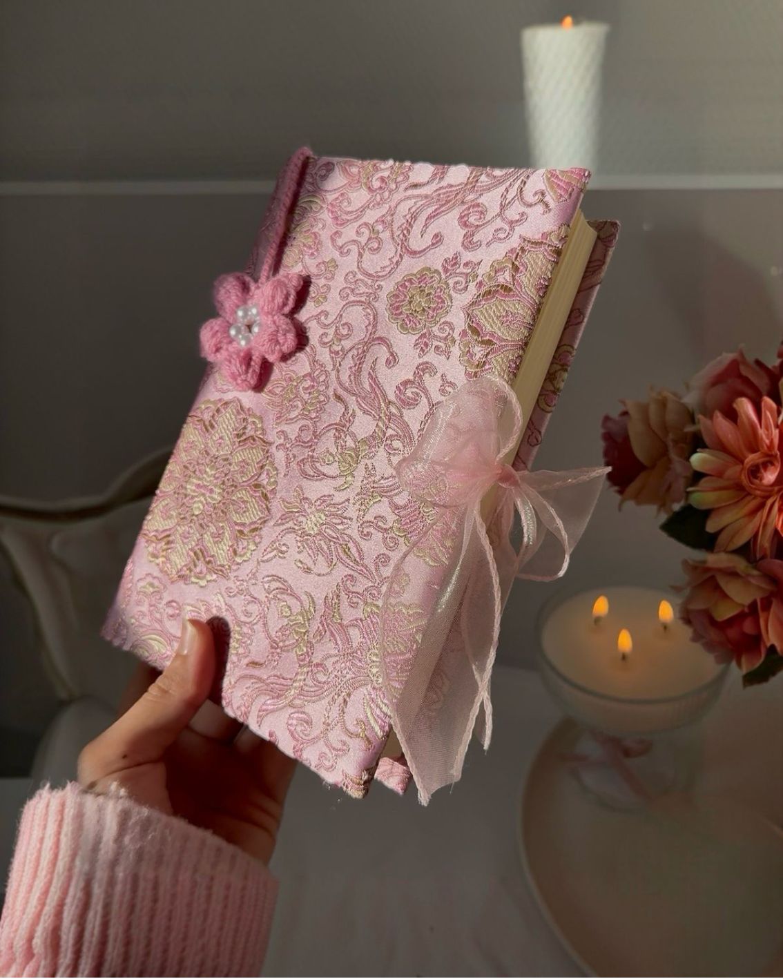 Qur’an Cover – Terry Fabric with Bow