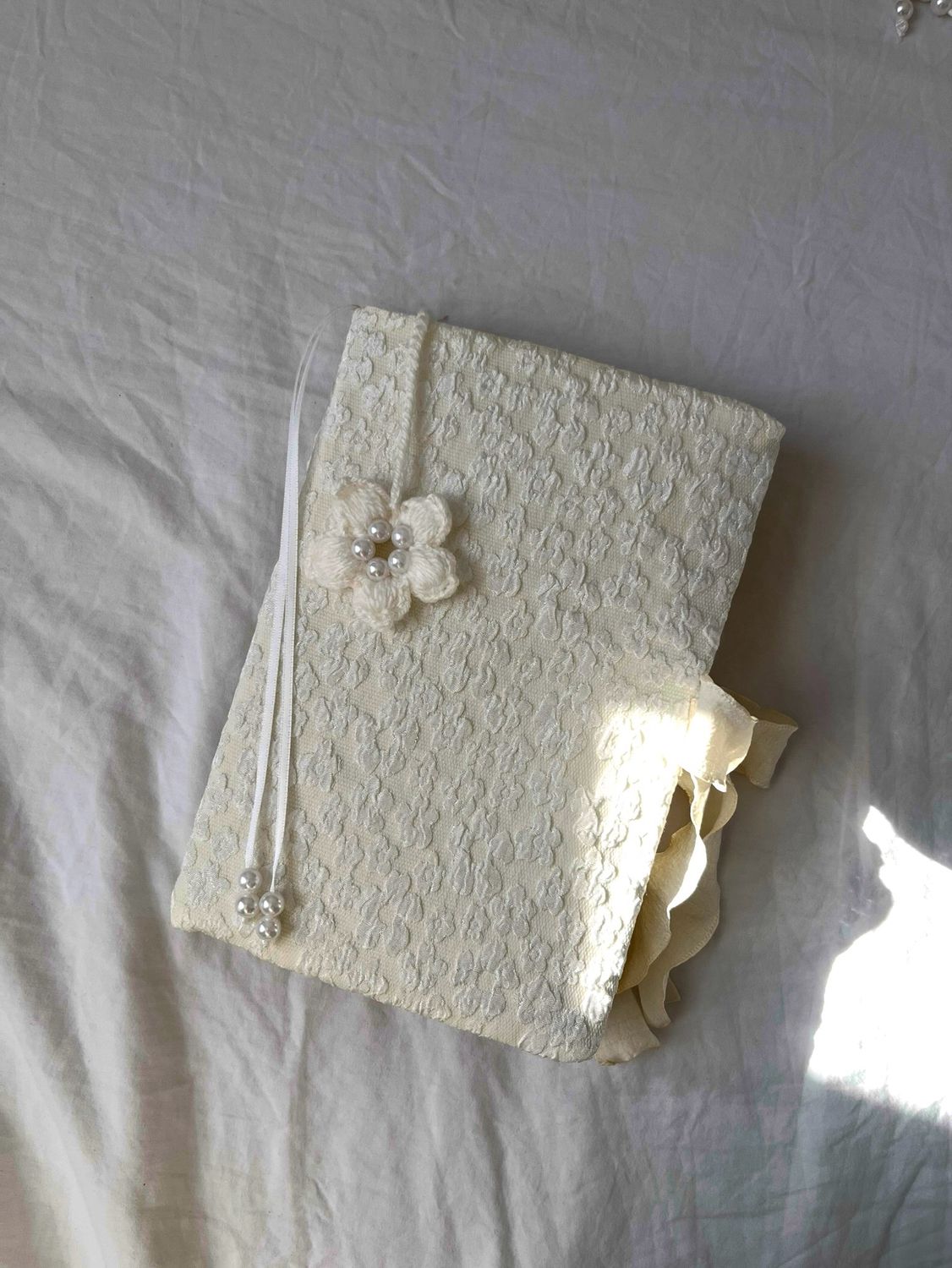 Marque page - Crochet perle
