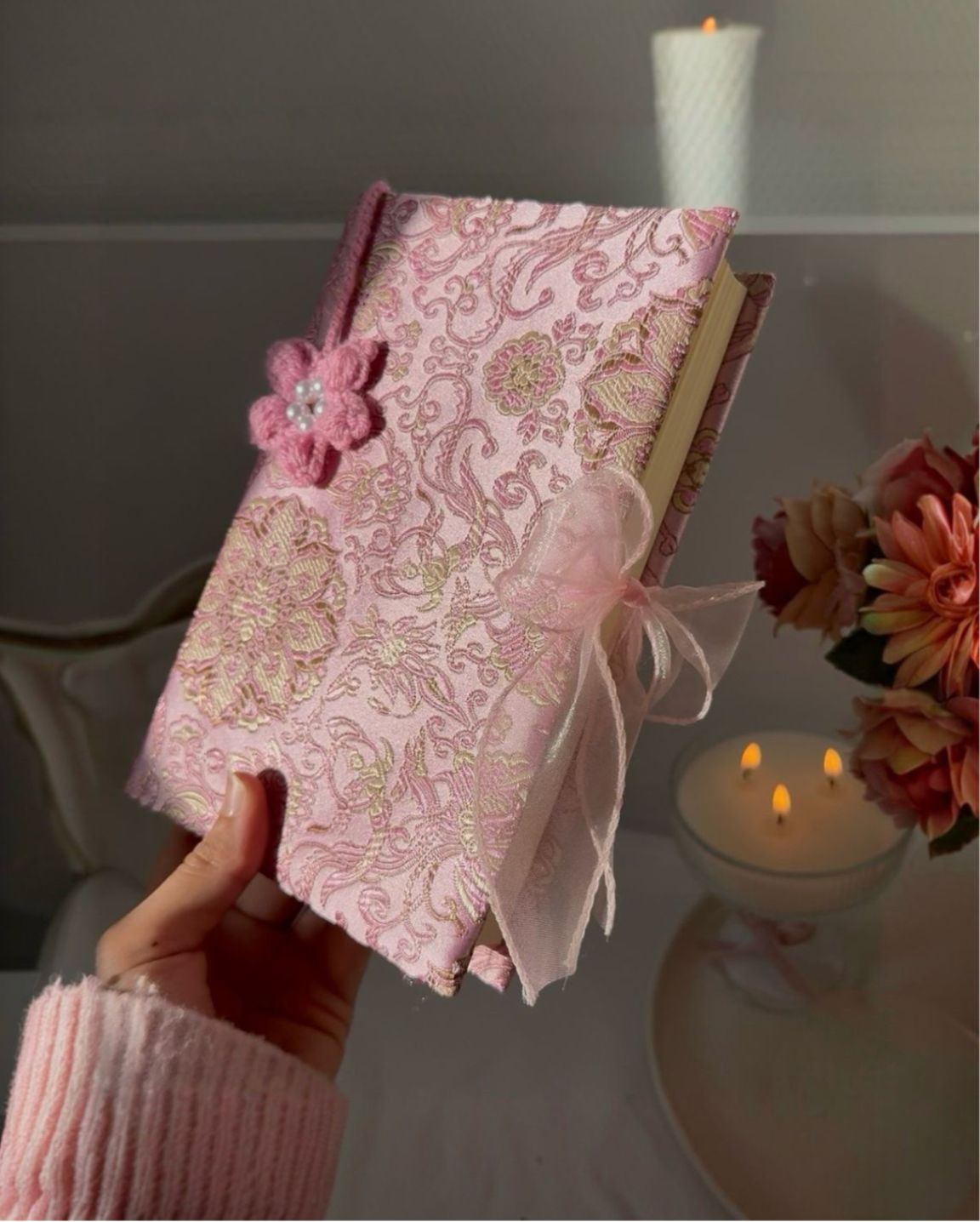 Qur’an Cover – Terry Fabric with Bow