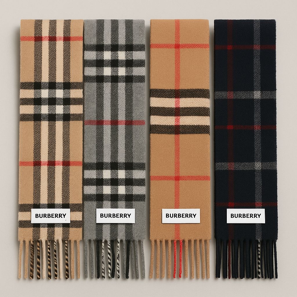 Burberry-Halsdukar Leverantör