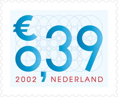 Bijplakzegels € 0,39