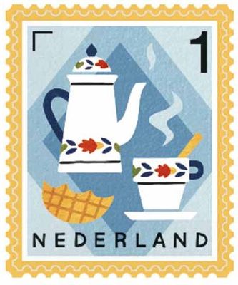 Brief | Gewicht 20-50 gram | Zegel waarde €2,62 op zelfklevende sticker