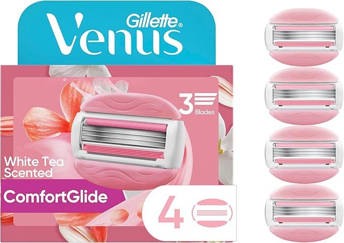 Gillette Venus Spa Women&#39;s White Tea Scented Razor Blade Refills, Womens Razors / Blades