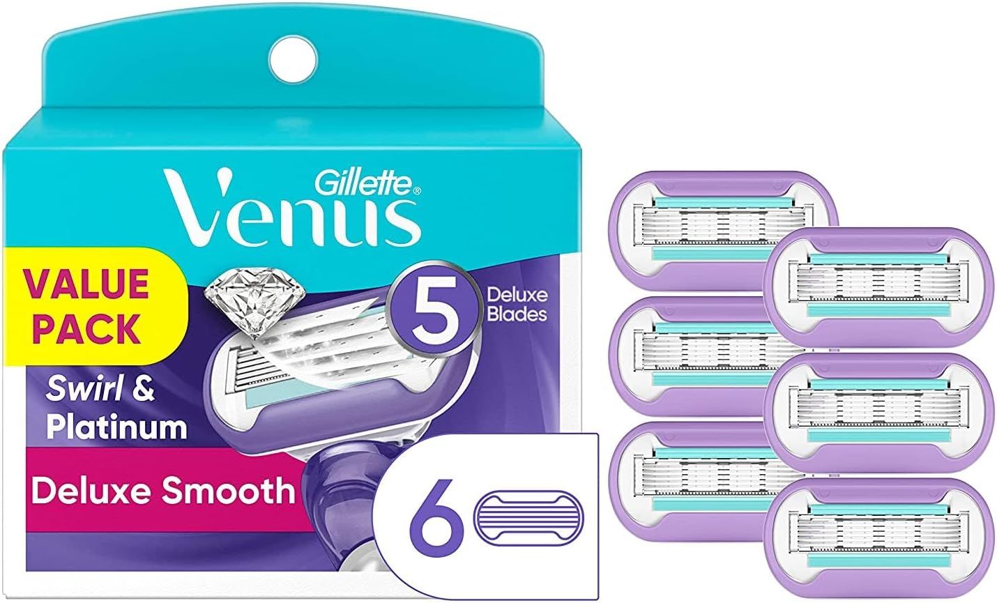 Gillette Venus Swirl Women&#39;s Razor Blade Refills - 6 Refills
