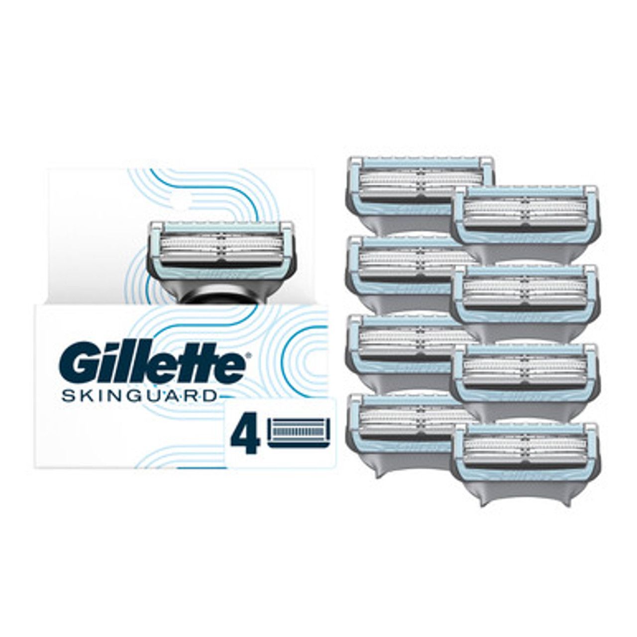 SkinGuard Razor Blades, 8 Blade Refills