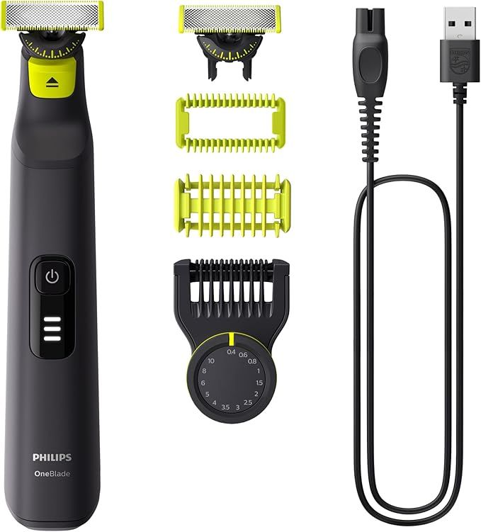 Philips OneBlade 360 Pro, Wet &amp; Dry, Trim, Edge &amp; Shave with the 14 lengths Precision Comb, QP6542/15