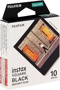 Fujifilm Instax Square Black Film - 10 Exposures