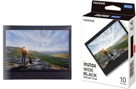 FUJIFILM Instax Wide Black Film - 10 Exposures