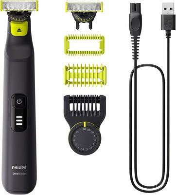Philips OneBlade 360 Pro, Wet &amp; Dry, Trim, Edge &amp; Shave with the 14 lengths Precision Comb, QP6542/15