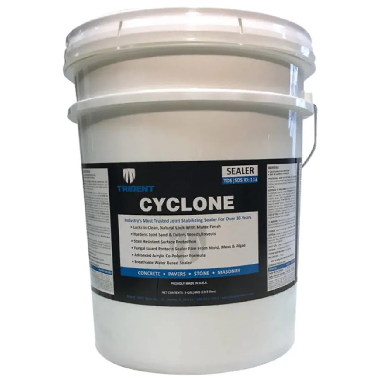 Trident Cyclone Sealer | Matte Finish Sealer + Joint Stabilizer | 5 Gal