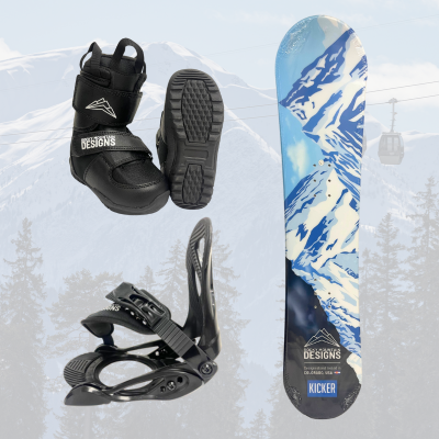 Daily Kids Snowboard Rental Package