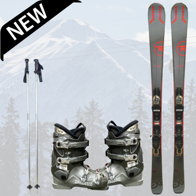 BUDGET FRIENDLY Adult Season Ski Rental Package