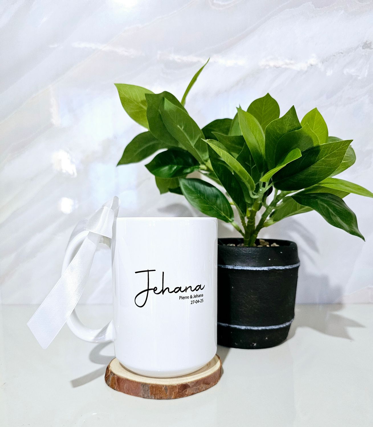 Personalized Wedding Mug - 15oz