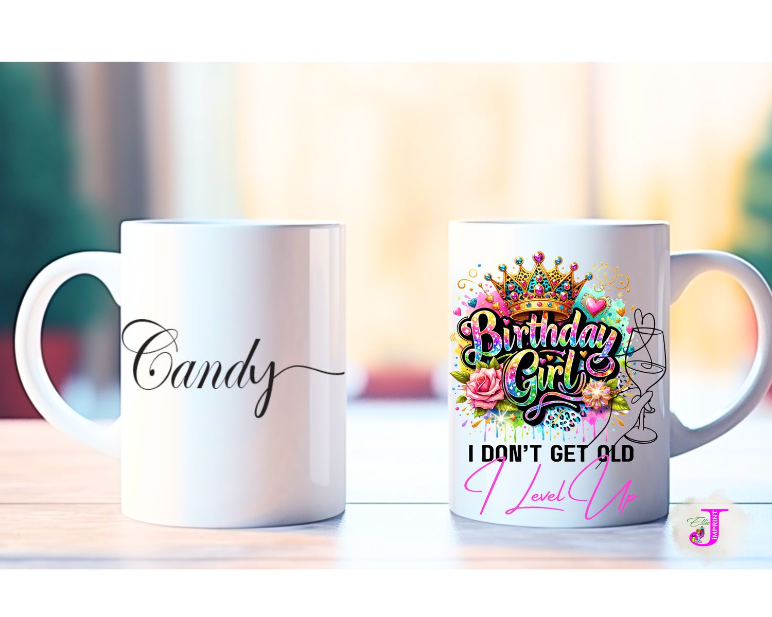 Birthday Level Up – 15oz White Ceramic Mug \ Celebrate another year with style and sass!