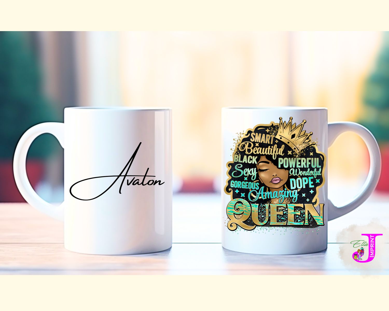 Amazing Queen – 15oz White Ceramic Mug / Crowned in confidence, filled with power