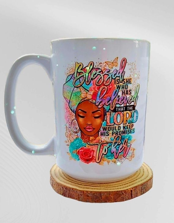 Blessed is She - Double Sided print - 15oz MUG