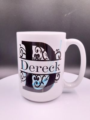 Initial Split Name - I&#39;m Not Obligated To Tell You What Is In Here -15oz Mug