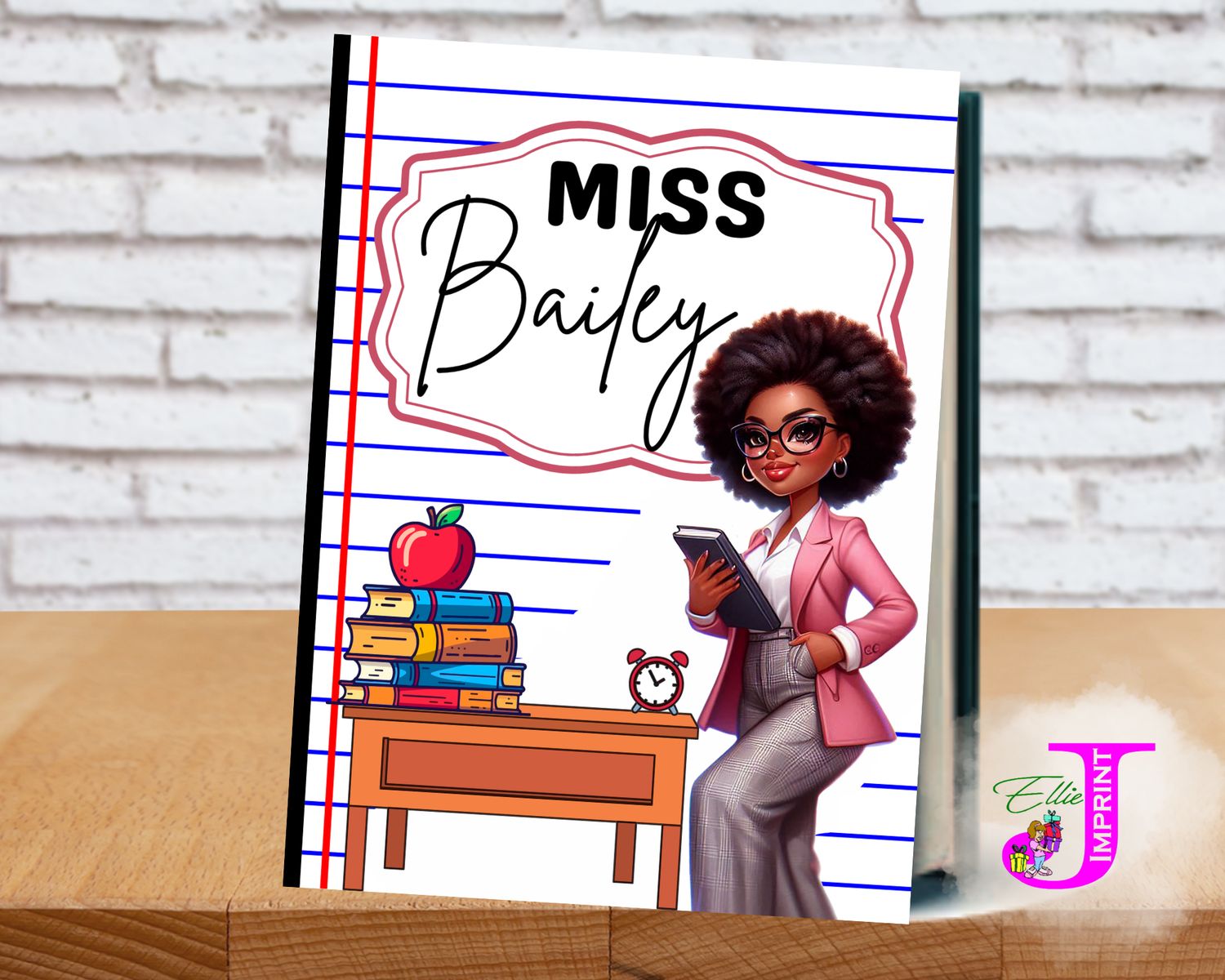 Note Book TEACHER MISS BAILEY (Front Cover Only)