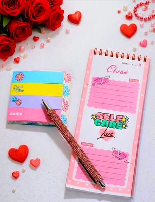 Self-Care LOVE YOU Note-Pad / Personalized Stationery Set Self-Care LOVE YOU Note-Pad / Personalized Stationery Set